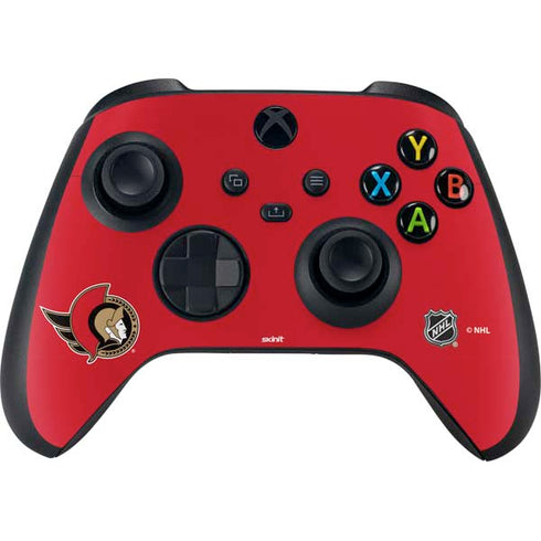 NHL Ottawa Senators Solid Background Xbox Series X Controller Skin