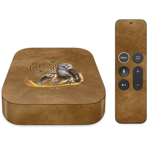 Brigid Ashwood Owl Celtic Knot Apple TV Skin
