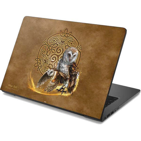 Brigid Ashwood Owl Celtic Knot Dell Chromebook Skin