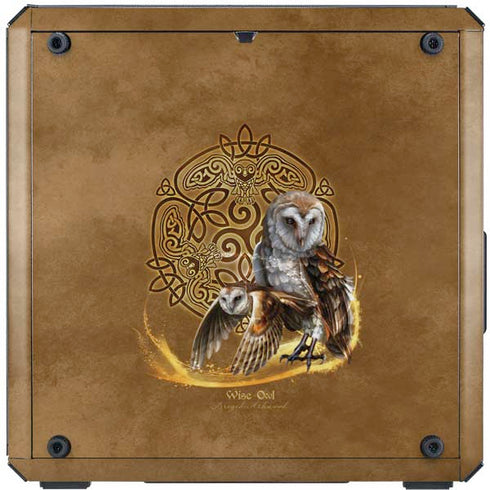 Brigid Ashwood Owl Celtic Knot Cooler Master MasterBox Q300L Mini Tower Skin