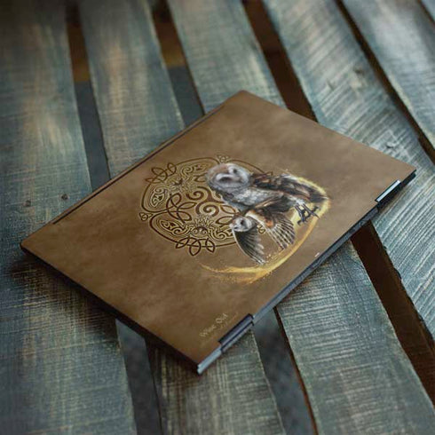 Brigid Ashwood Owl Celtic Knot HP Envy Skin