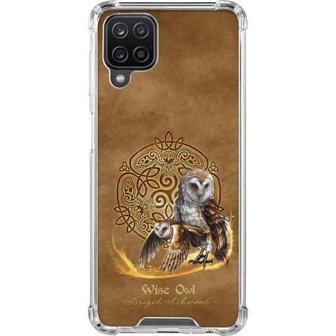 Brigid Ashwood Owl Celtic Knot Galaxy A12 Clear Case