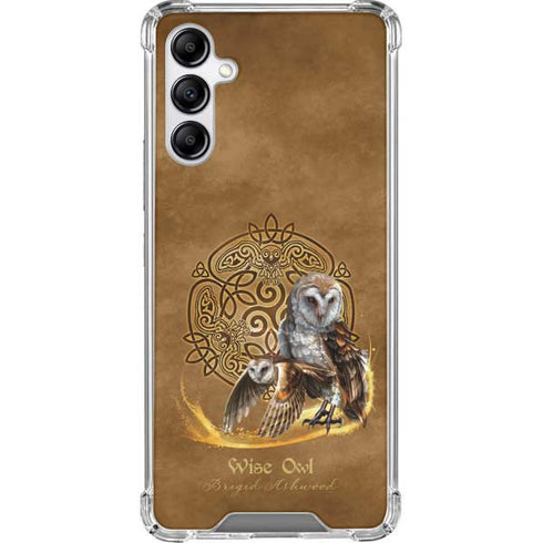 Brigid Ashwood Owl Celtic Knot Galaxy A14 5G Clear Case