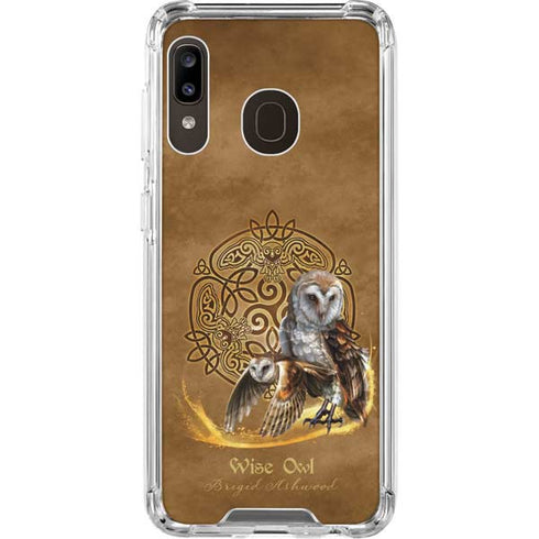 Brigid Ashwood Owl Celtic Knot Galaxy A30 Clear Case
