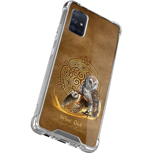 Brigid Ashwood Owl Celtic Knot Galaxy A51 5G Clear Case