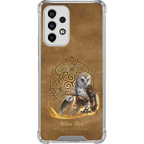 Brigid Ashwood Owl Celtic Knot Galaxy A53 5G Clear Case