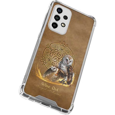 Brigid Ashwood Owl Celtic Knot Galaxy A53 5G Clear Case