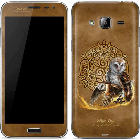 Brigid Ashwood Owl Celtic Knot Galaxy J3 Skin