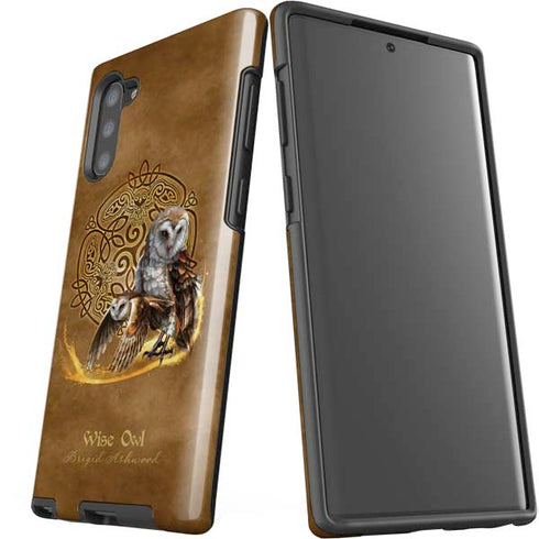 Brigid Ashwood Owl Celtic Knot Galaxy Note 10 Pro Case