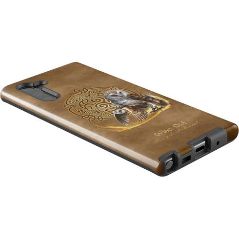 Brigid Ashwood Owl Celtic Knot Galaxy Note 10 Pro Case