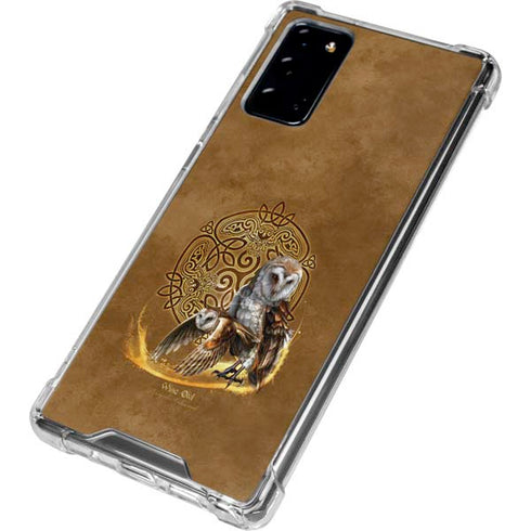 Brigid Ashwood Owl Celtic Knot Galaxy Note20 5G Clear Case