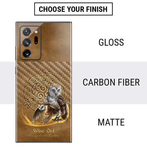 Brigid Ashwood Owl Celtic Knot Galaxy Note20 Ultra 5G Skin