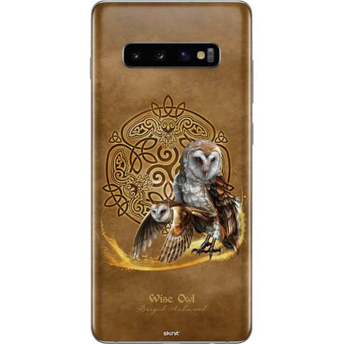 Brigid Ashwood Owl Celtic Knot Galaxy S10 Plus Skin