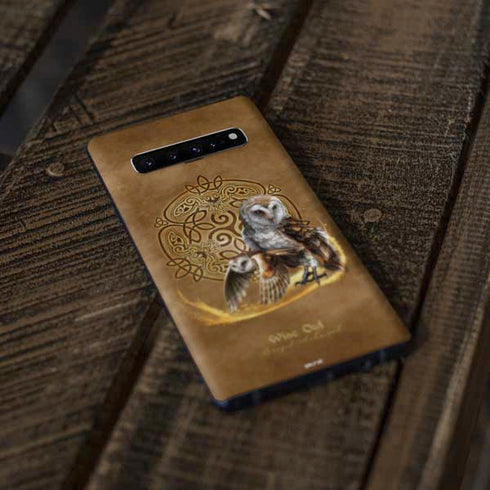 Brigid Ashwood Owl Celtic Knot Galaxy S10 Plus Skin