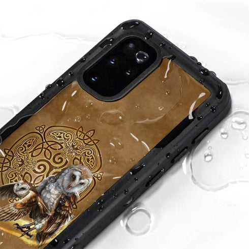 Brigid Ashwood Owl Celtic Knot Galaxy S20 Plus Waterproof Case