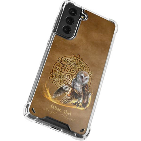 Brigid Ashwood Owl Celtic Knot Galaxy S21 5G Clear Case
