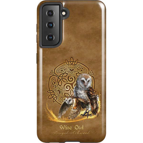 Brigid Ashwood Owl Celtic Knot Galaxy S21 5G Pro Case