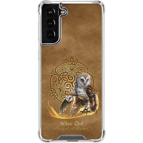 Brigid Ashwood Owl Celtic Knot Galaxy S21 FE Clear Case