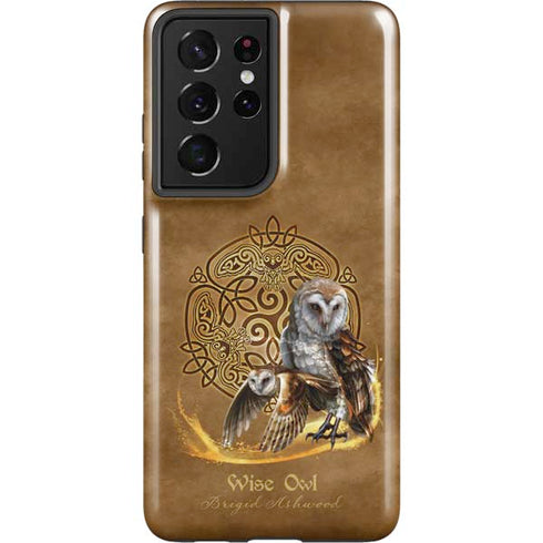 Brigid Ashwood Owl Celtic Knot Galaxy S21 Ultra 5G Pro Case