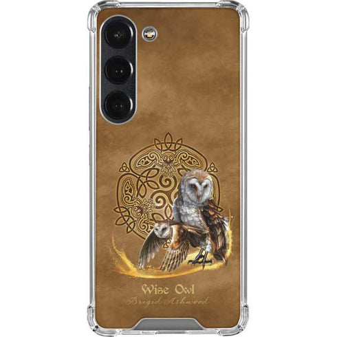 Brigid Ashwood Owl Celtic Knot Galaxy S23 Clear Case