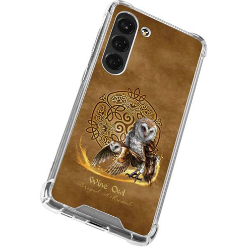 Brigid Ashwood Owl Celtic Knot Galaxy S23 Clear Case