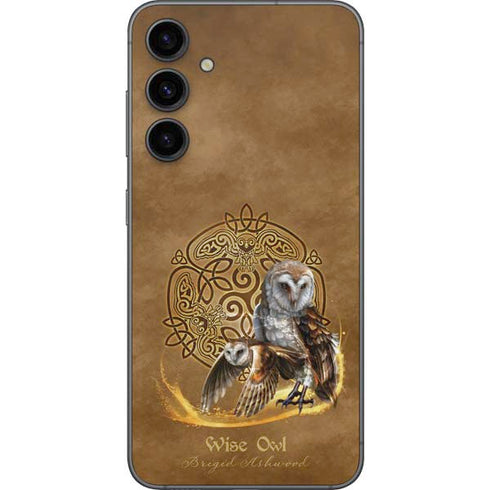 Owl Celtic Knot by Brigid Ashwood Galaxy S23 FE Skin