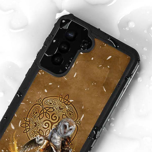 Brigid Ashwood Owl Celtic Knot Galaxy S23 Plus Waterproof Case