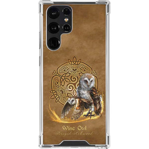 Owl Celtic Knot by Brigid Ashwood Galaxy S24 Ultra Clear Case