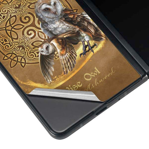 Brigid Ashwood Owl Celtic Knot Galaxy Z Fold4 5G Skin