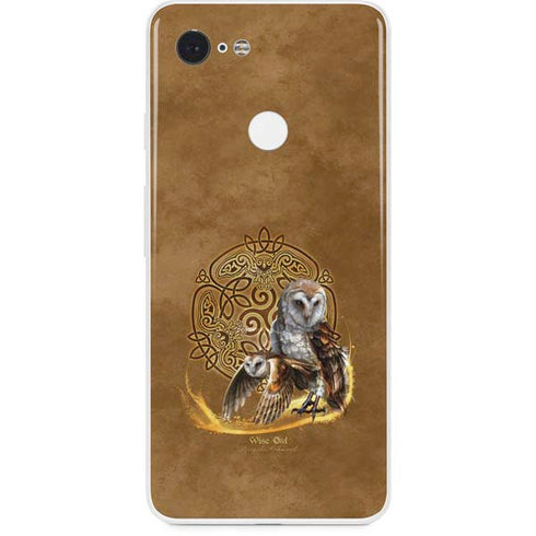 Brigid Ashwood Owl Celtic Knot Google Pixel 3 Skin