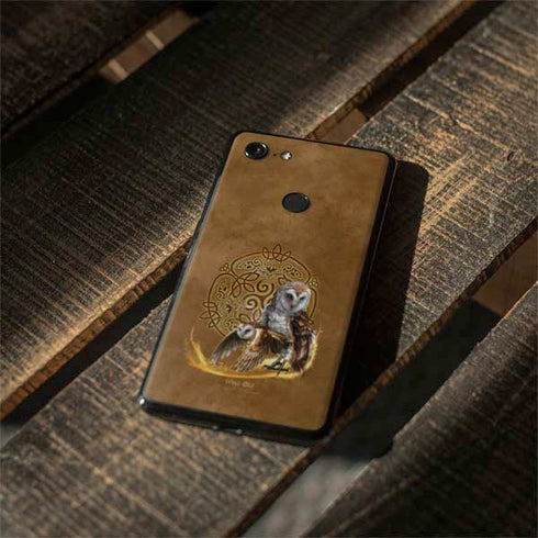 Brigid Ashwood Owl Celtic Knot Google Pixel 3 Skin