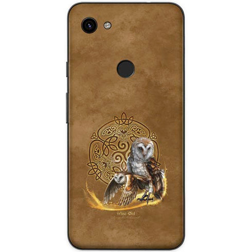 Brigid Ashwood Owl Celtic Knot Google Pixel 3a Skin