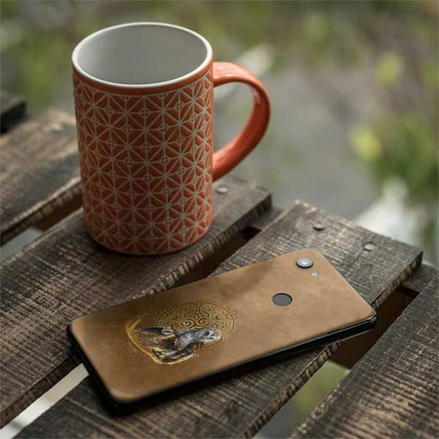 Brigid Ashwood Owl Celtic Knot Google Pixel 3a Skin