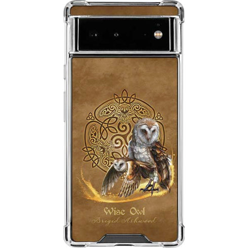 Brigid Ashwood Owl Celtic Knot Google Pixel 6 Clear Case