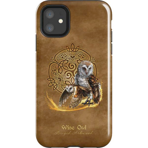Brigid Ashwood Owl Celtic Knot iPhone 11 Impact Case