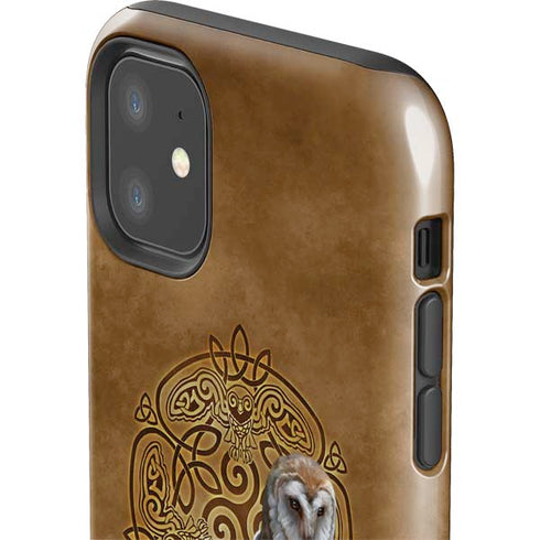 Brigid Ashwood Owl Celtic Knot iPhone 11 Impact Case