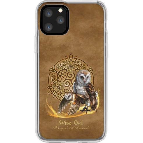 Owl Celtic Knot by Brigid Ashwood iPhone 11 Pro Clear Case