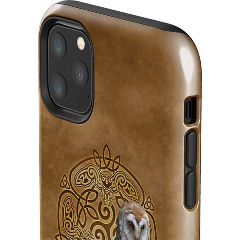 Brigid Ashwood Owl Celtic Knot iPhone 11 Pro Max Impact Case