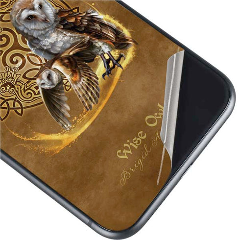 Brigid Ashwood Owl Celtic Knot iPhone 11 Skin