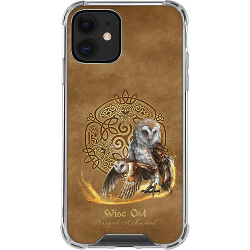 Brigid Ashwood Owl Celtic Knot iPhone 12 Clear Case