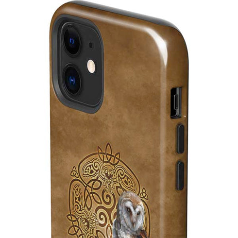 Brigid Ashwood Owl Celtic Knot iPhone 12 Impact Case