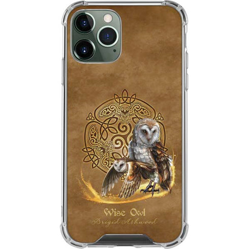 Brigid Ashwood Owl Celtic Knot iPhone 12 Pro Max Clear Case