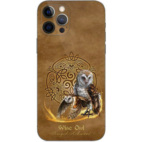 Brigid Ashwood Owl Celtic Knot iPhone 12 Pro Skin
