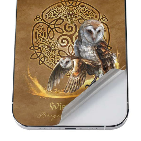 Brigid Ashwood Owl Celtic Knot iPhone 12 Pro Skin