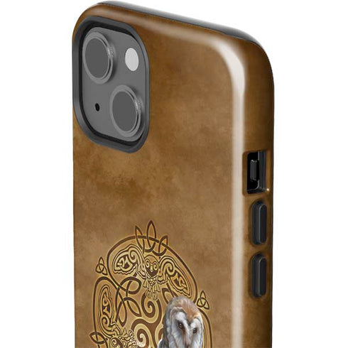 Brigid Ashwood Owl Celtic Knot iPhone 13 Impact Case