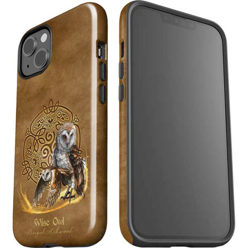 Brigid Ashwood Owl Celtic Knot iPhone 14 Plus Impact Case