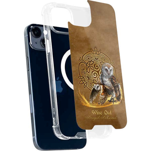 Owl Celtic Knot by Brigid Ashwood iPhone 15 Plus MagSafe Case