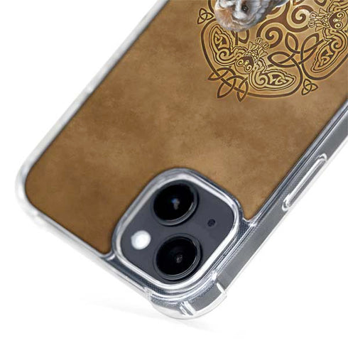 Owl Celtic Knot by Brigid Ashwood iPhone 15 Plus MagSafe Case