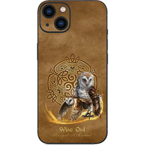 Brigid Ashwood Owl Celtic Knot iPhone 14 Plus Skin