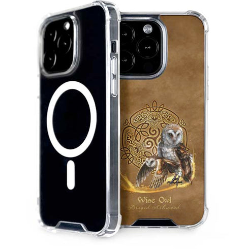Brigid Ashwood Owl Celtic Knot iPhone 14 Pro MagSafe Case